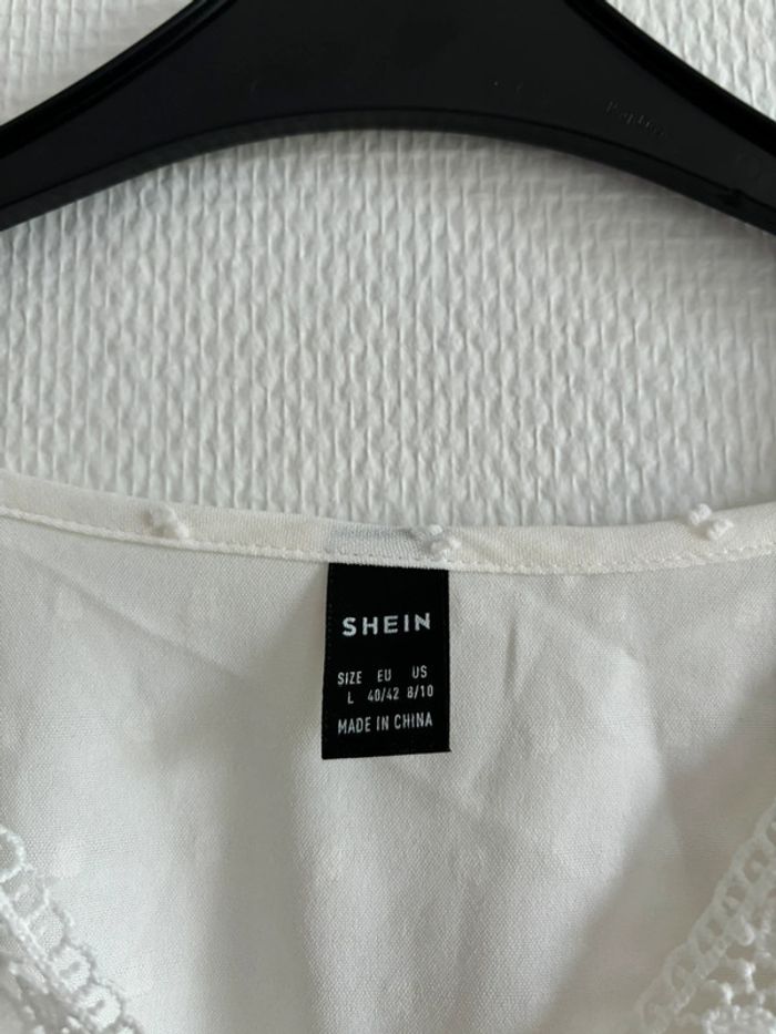 Robe blanche à pois blanc - photo numéro 3