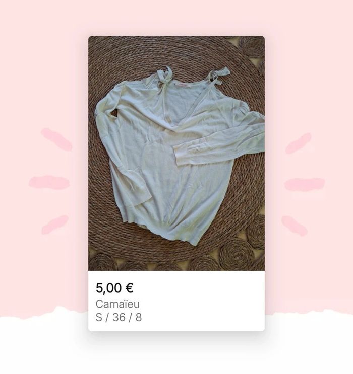 Pull fin Camaïeu taille 36