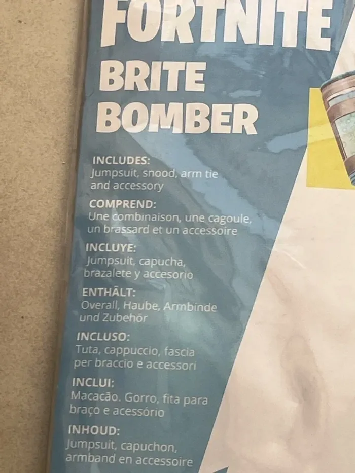 Déguisement ados fille 140 cm Fortnite Brite Bomber neuf - photo numéro 2