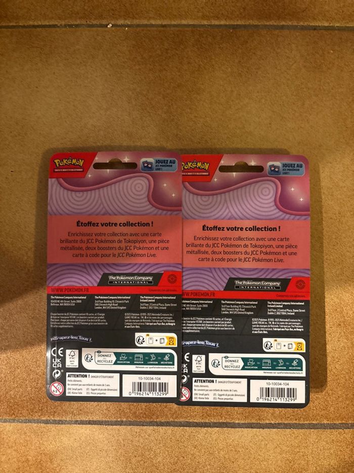 Pokemon 2 duo pack Tokopiyon - photo numéro 2
