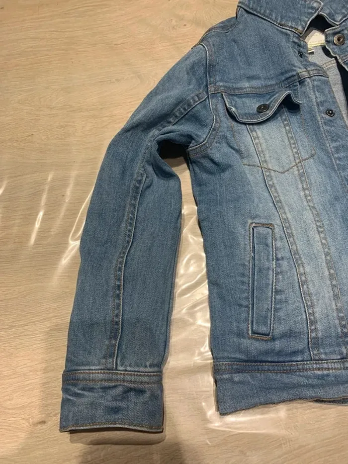 Veste en jean bleu clair - photo numéro 3