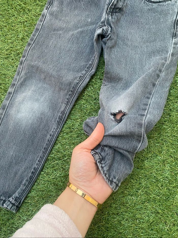 Pantalon taille haute / jean Mom - photo numéro 4