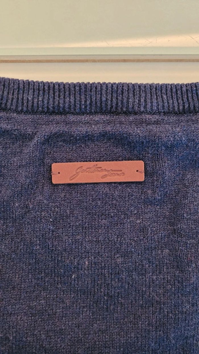 Pull fin manches longues col V 100% coton - photo numéro 10