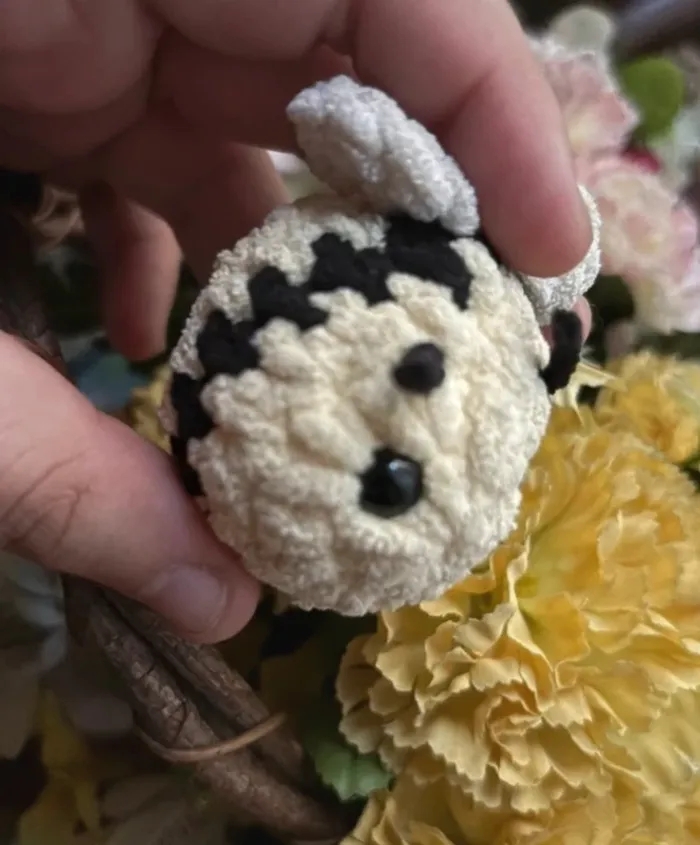 Porte clés abeille crochet - photo numéro 2