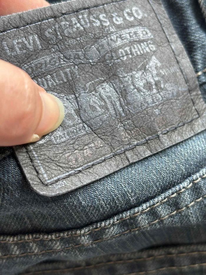 Jean homme levi’s 514 straight - droit bleu marine gris style délavé taille W30 M/40 L30 Y2K 2000s - photo numéro 2
