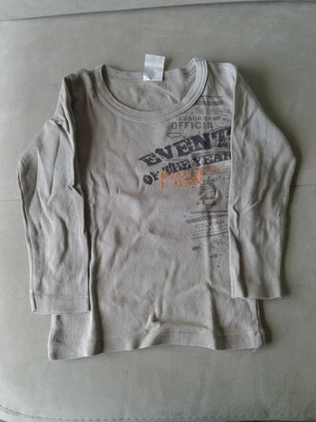 T-shirt manches longues 3 ans