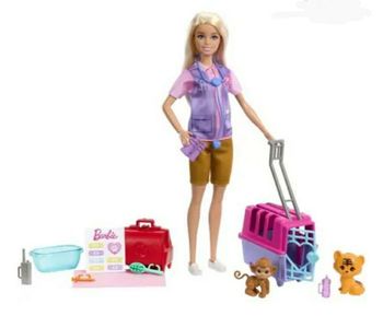 BARBIE VETERINAIRE ET SES ANIMAUX MATTEL