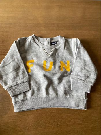Pull sweat gris