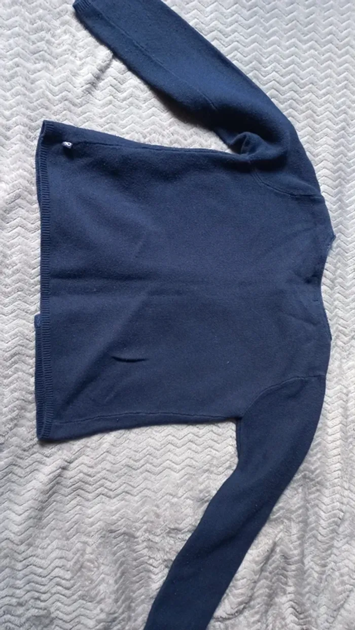 Gilet bleu marine okaïdi t6 - photo numéro 6