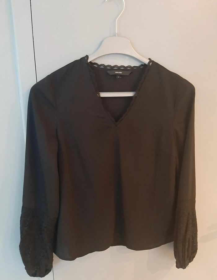 blouses manches longue vero moda noir taille S