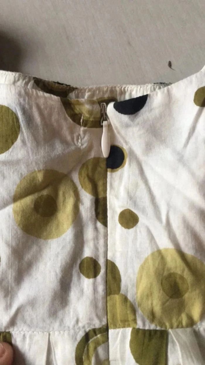 Robe motif rond 10ans - photo numéro 3