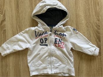 Gilet zippé blanc Orchestra