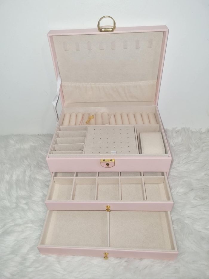 Boite à bijoux rose - photo numéro 2