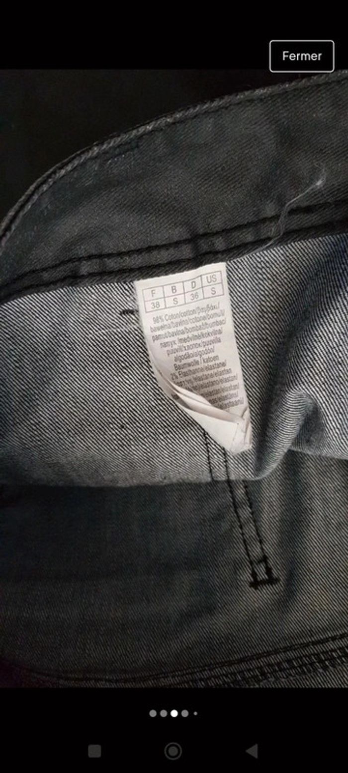 🍁JUPE jean huilé - photo numéro 3