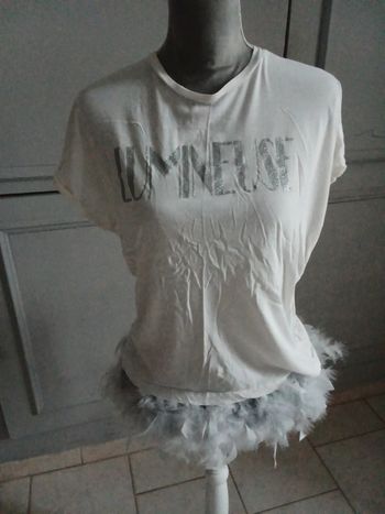 Tee shirt manche courte monoprix taille 38