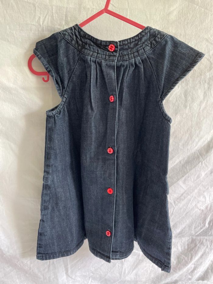 Robe en jeans 18 mois grain de blé - photo numéro 2
