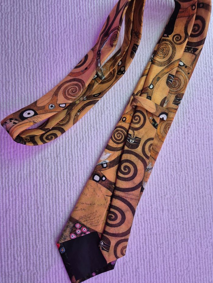 Cravate L'arbre de vie Klimt - photo numéro 6