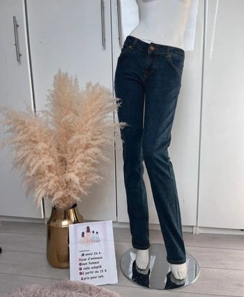 Jean vintage  droit taille basse