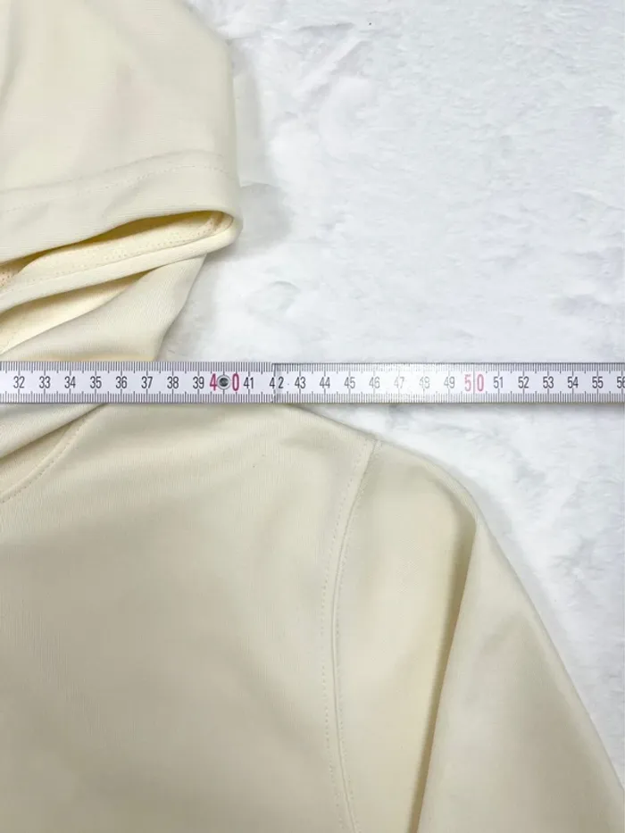 Nike sweat à capuche jaune pâle femme taille S coton - photo numéro 7