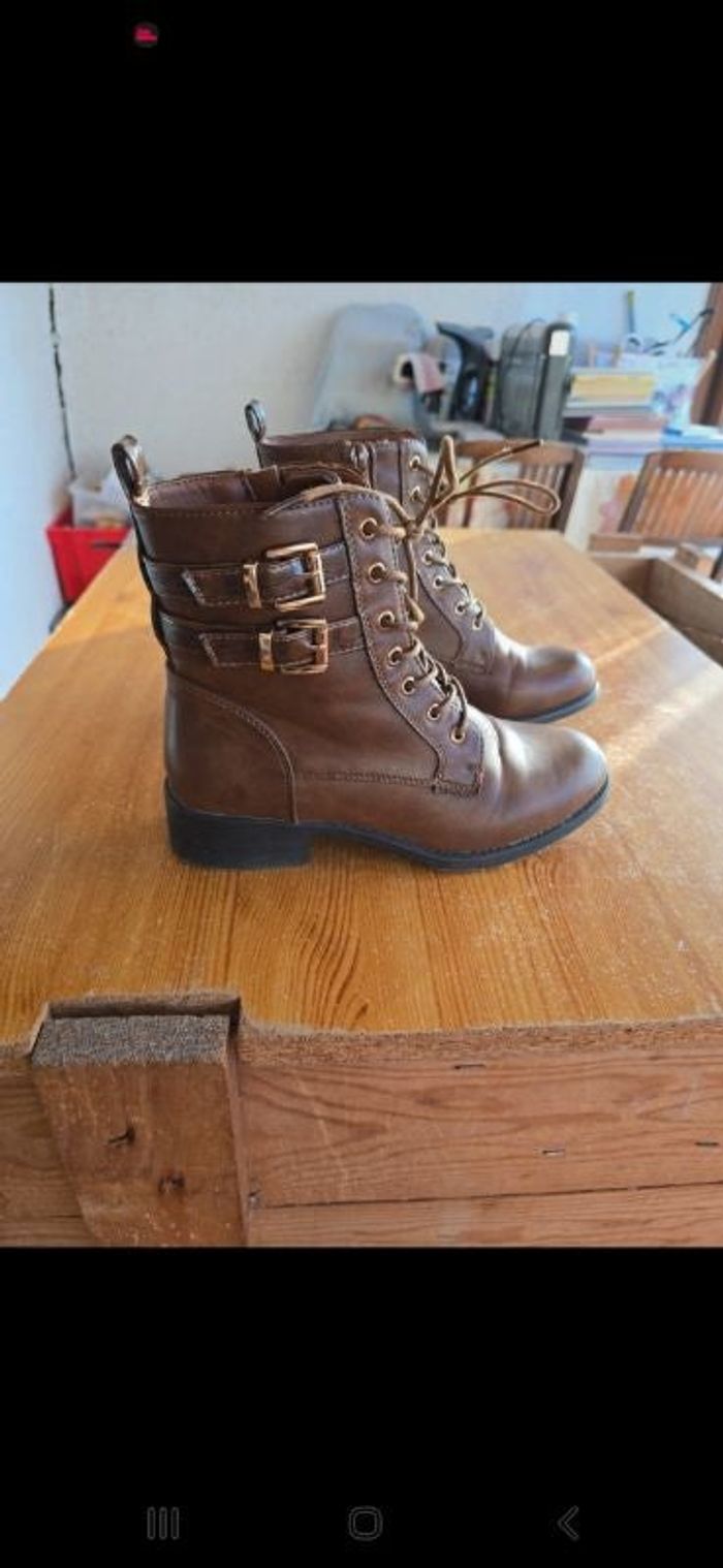 Bottines marron philov 36