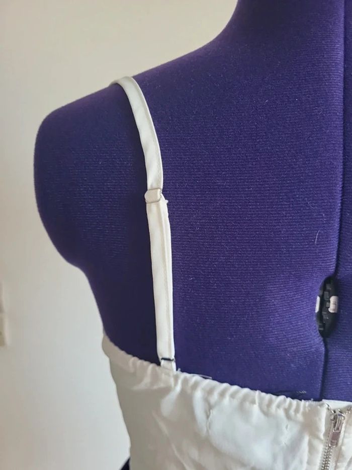 Crop top corset blanc - photo numéro 4