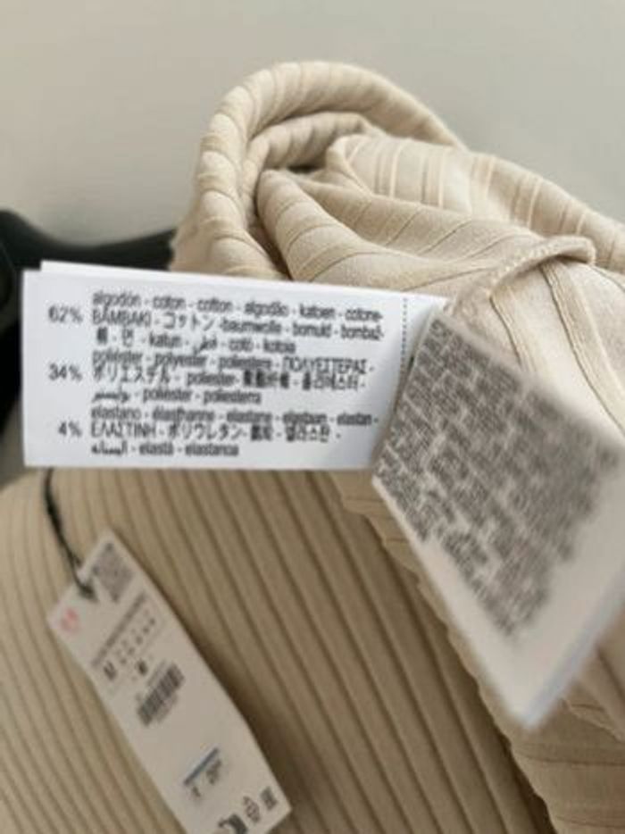 Robe Zara beige côtelée Taille M - photo numéro 11