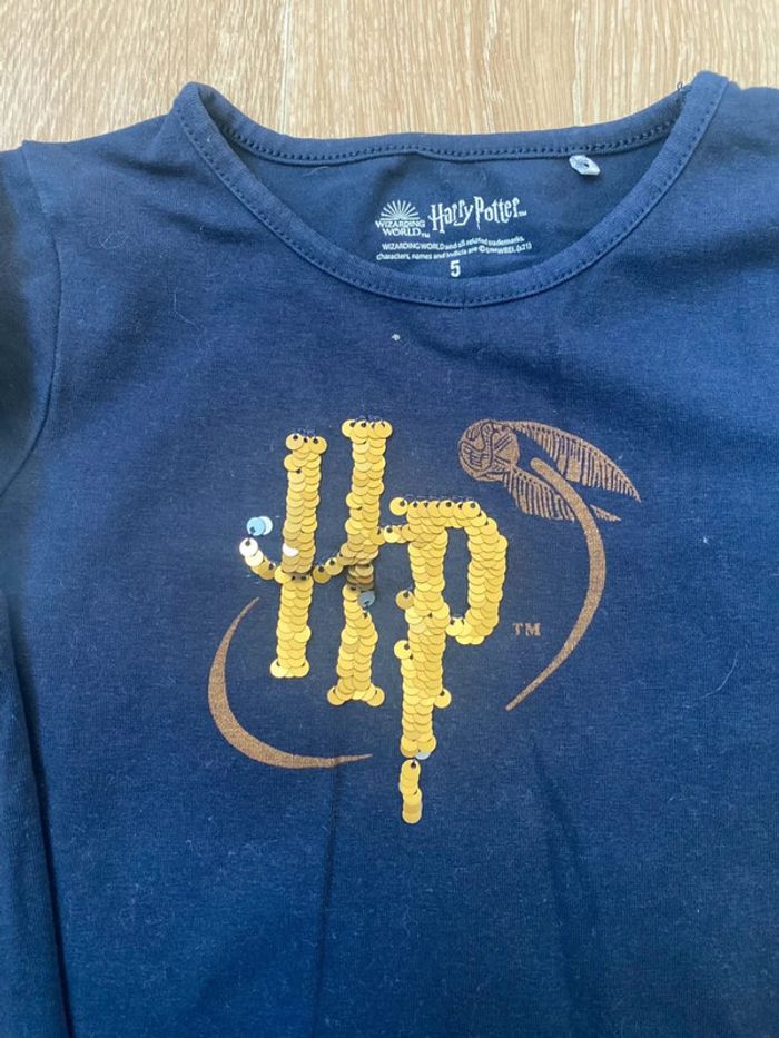 🎀 T-shirt manche longue Harry potter 5 ans - photo numéro 2