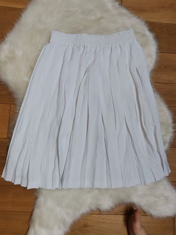 Jupe plissée vintage Blanche magnifique 😍
