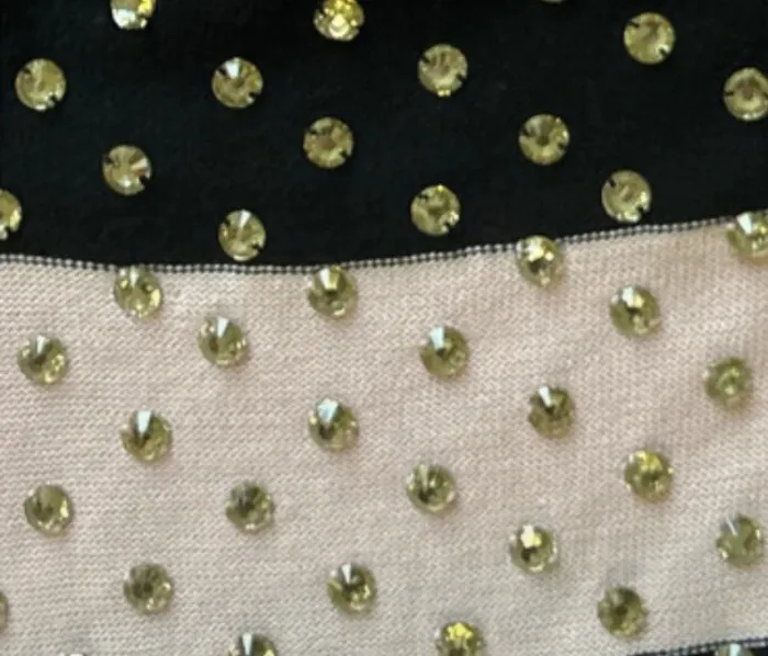 Sonia Rykiel robe rayée à strass neuve et étiquetée taille XS - photo numéro 3