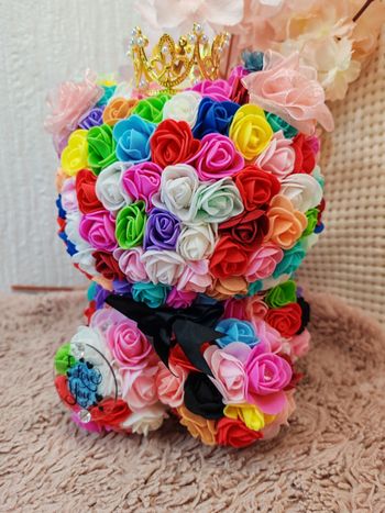 Ourson en rose