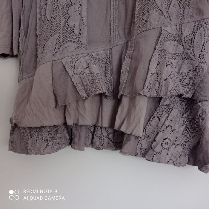 Robe grise dentelle t38 - photo numéro 5