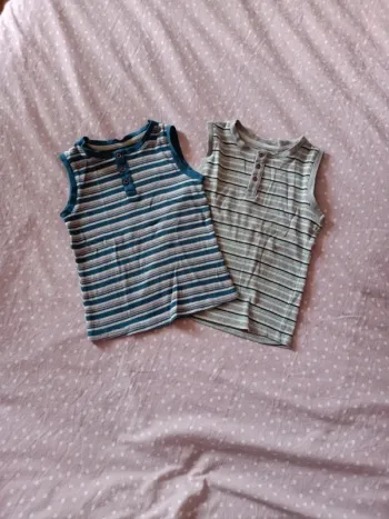 2 débardeurs 5 ans