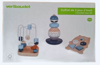 Lot de 3 jeux d'éveil