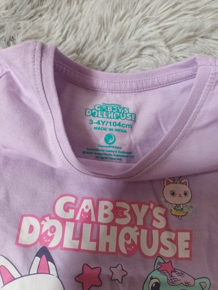 Tee-shirt gabby's dollhouse 3-4 ans - photo numéro 2