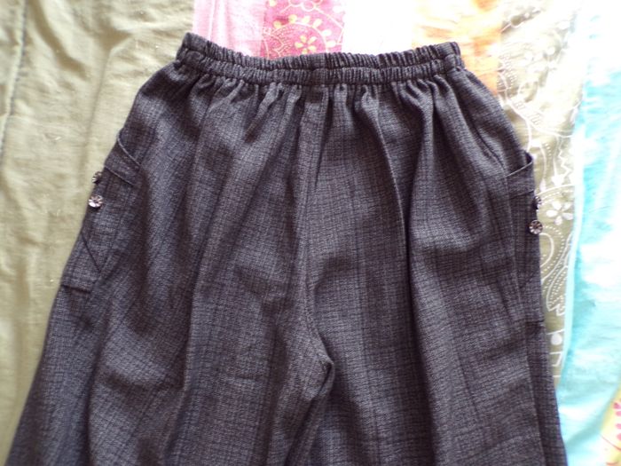 Pantalon gris foncé chiné T2 - photo numéro 4
