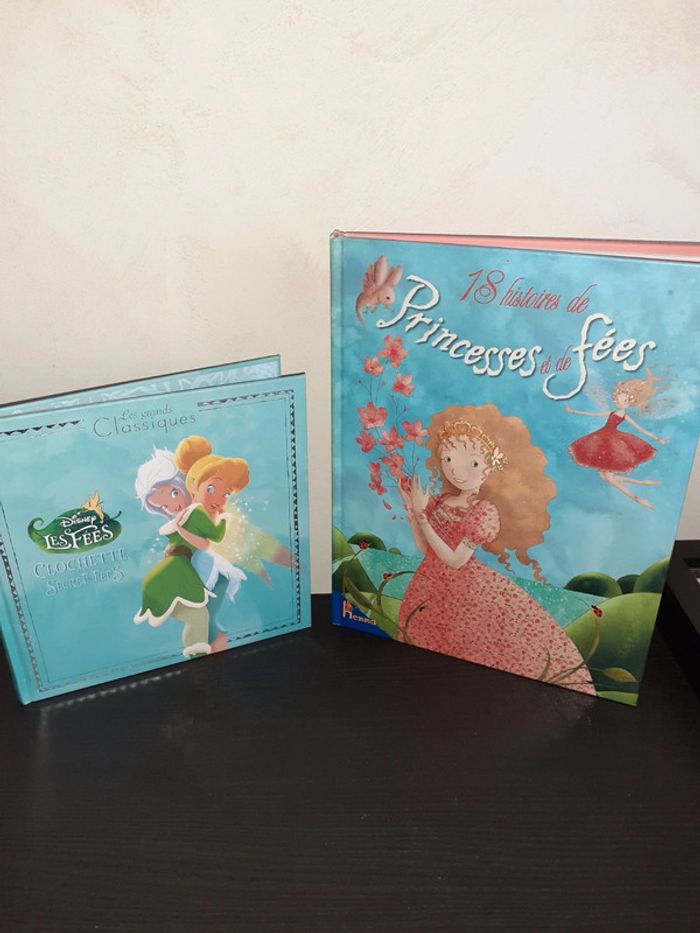 Lot de 2 livres fées  clochette