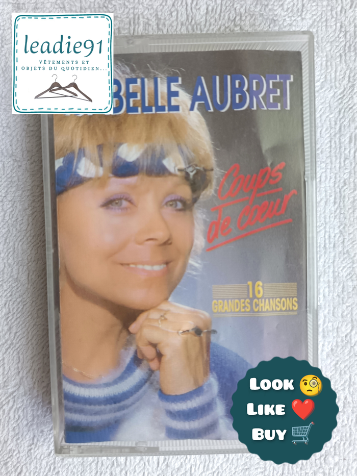 cassette Coups de coeur 16 grandes chansons Isabelle Aubret
