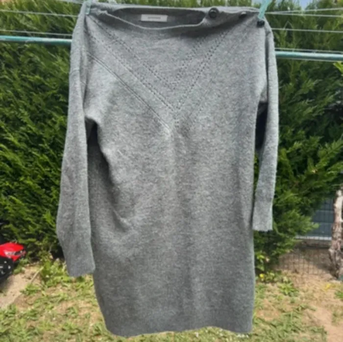 Robe pull grise Promod – Taille M - Très bon état - photo numéro 2