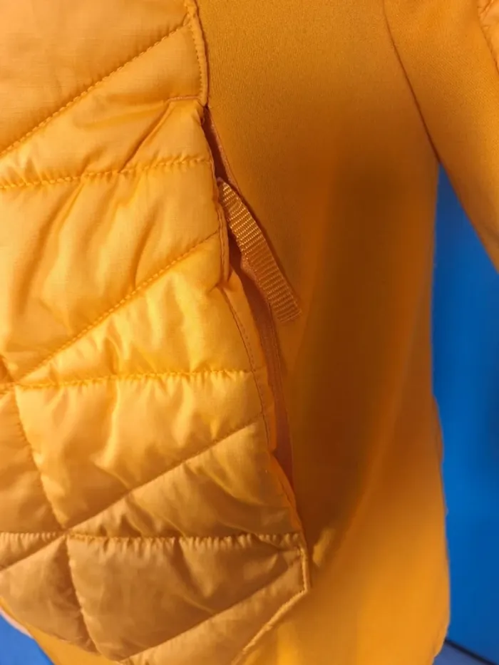 Veste Adidas Terrex isolante à capuche jaune – Taille S (588) - photo numéro 4