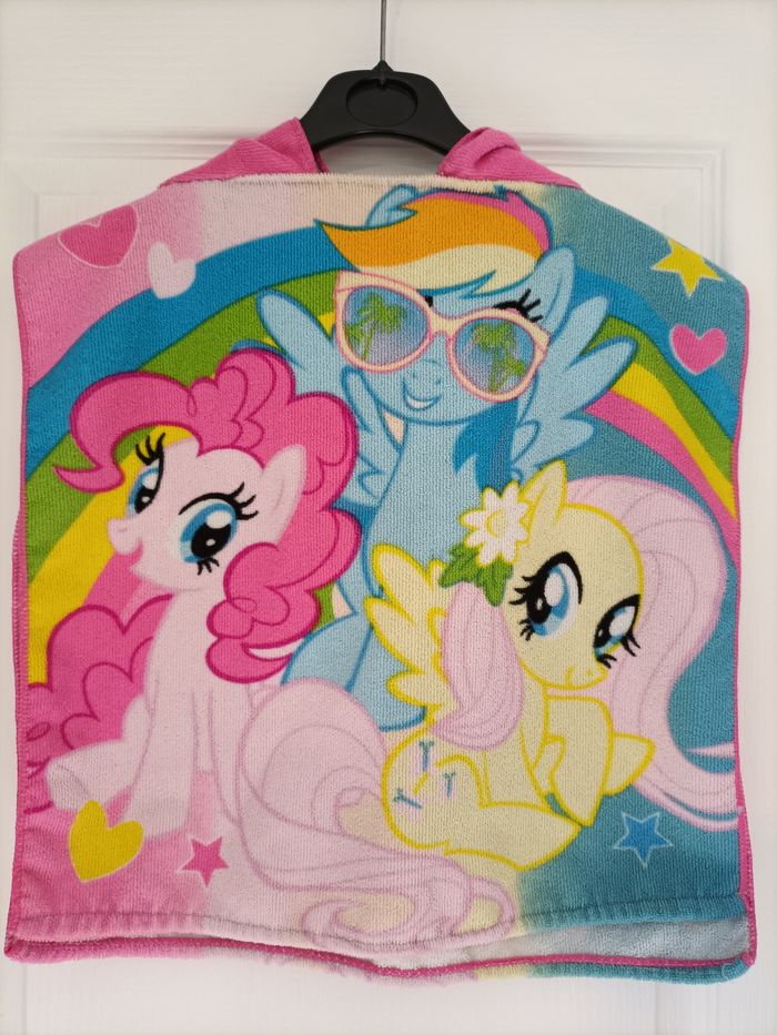 Poncho de plage my little pony 2-3 ans - photo numéro 2