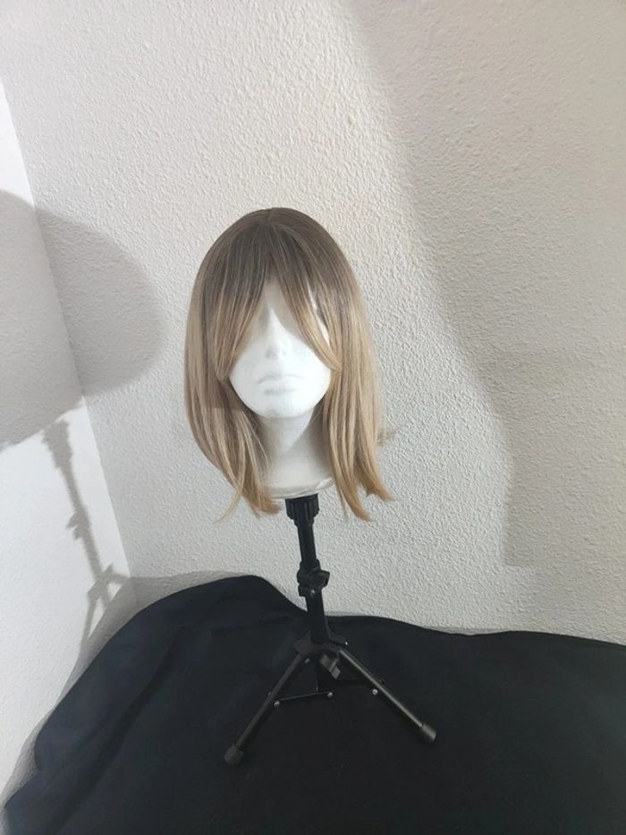🎀 Promo 🎀 Perruque Naturelle Blond Ombré Glamour - photo numéro 3