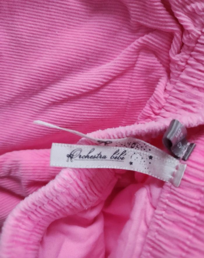 Pantalon rose fille 6 mois - photo numéro 4