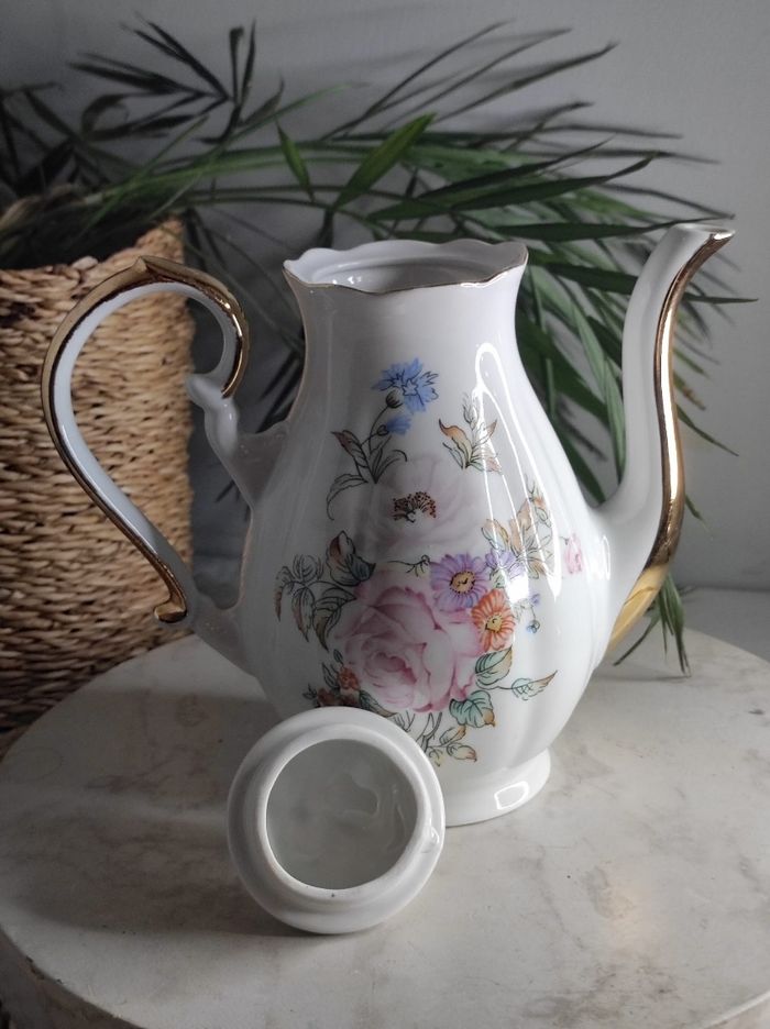 Cafetière porcelaine fine - photo numéro 5
