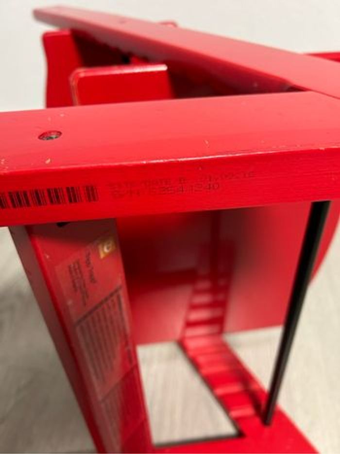 Chaise Tripp Trapp Stokke Rouge + patins - photo numéro 8