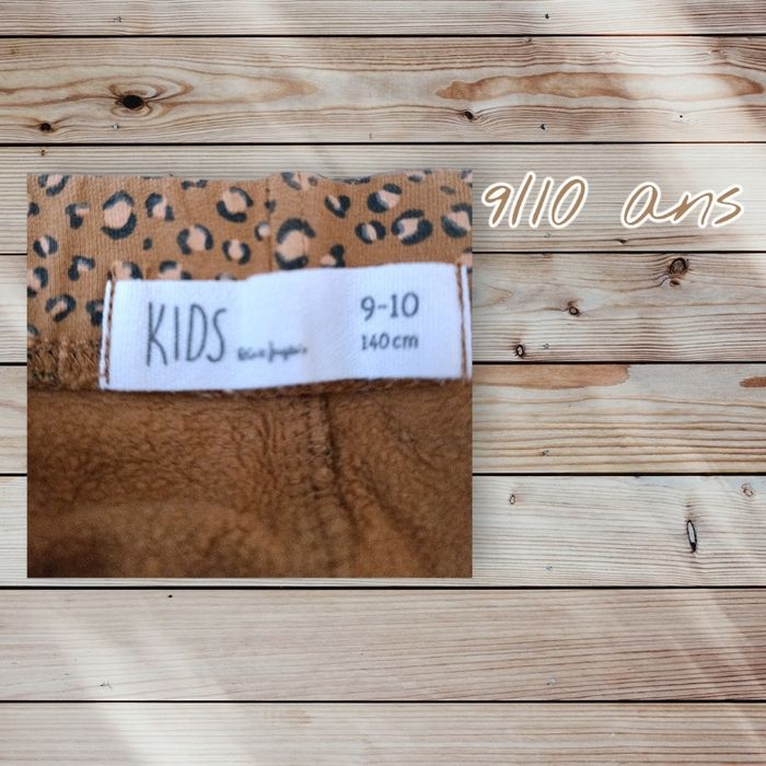 🐆Pantalon léopard tendance – 9/10 ans 🐆 - photo numéro 3
