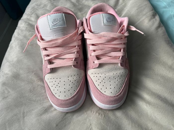 basket - Dunk rose et blanc - photo numéro 10