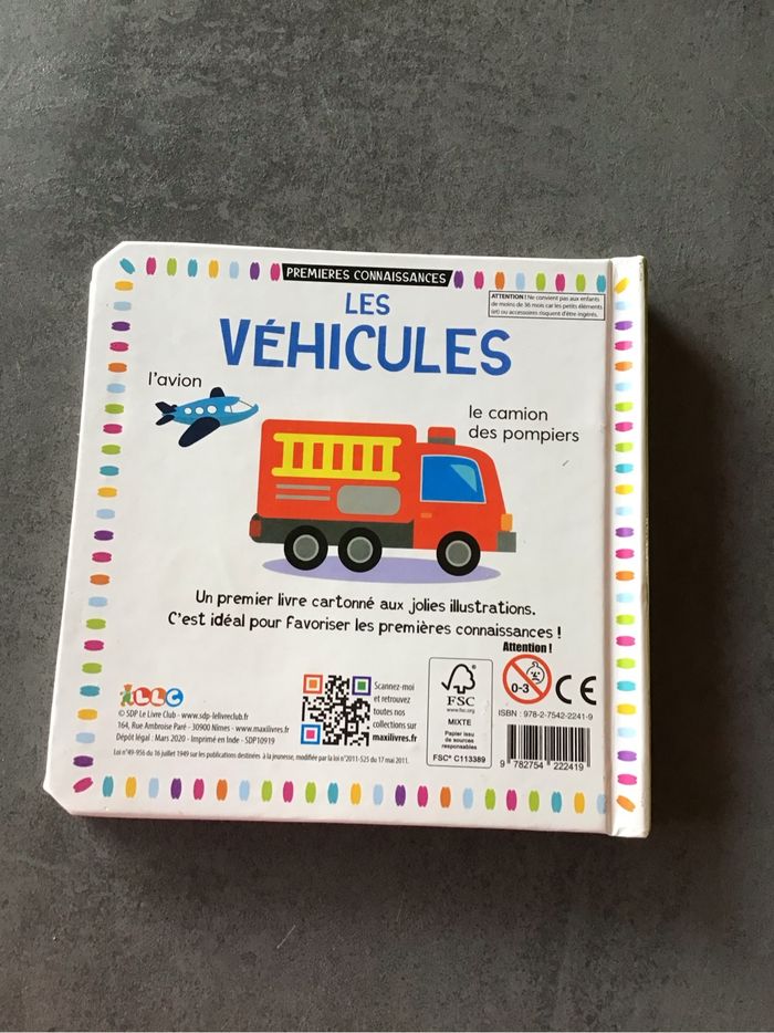 Livre « les véhicules « - photo numéro 2
