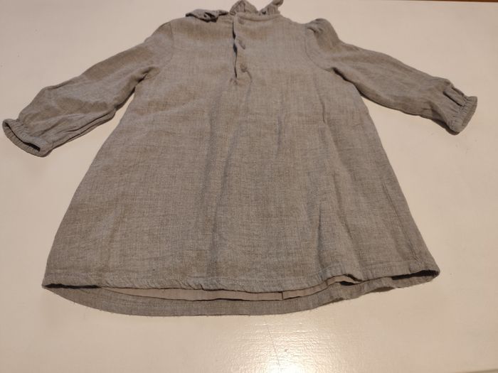 Robe grise bébé fille 12 mois - photo numéro 2
