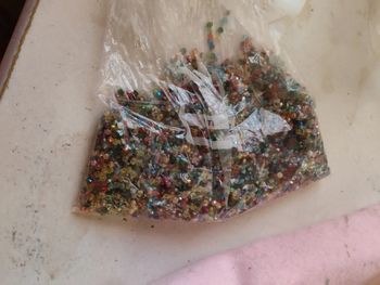 Perle toupis et facette Swarovski