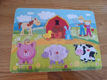Puzzle en bois de la ferme